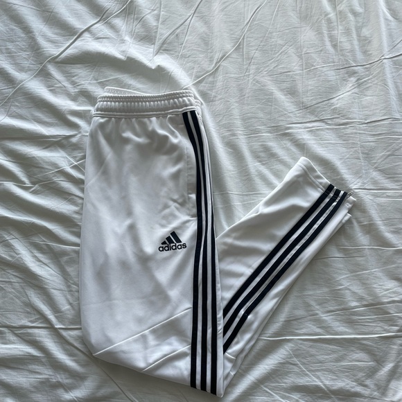 COPY - White Adidas Track Pants - Picture 1 of 1